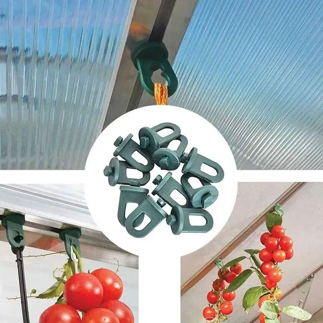 10/20 db Üvegházhatású Klipek Rögzített Csat Függő Horg A Növényi Zöldség Oltáshoz Tartóelem - Image 5