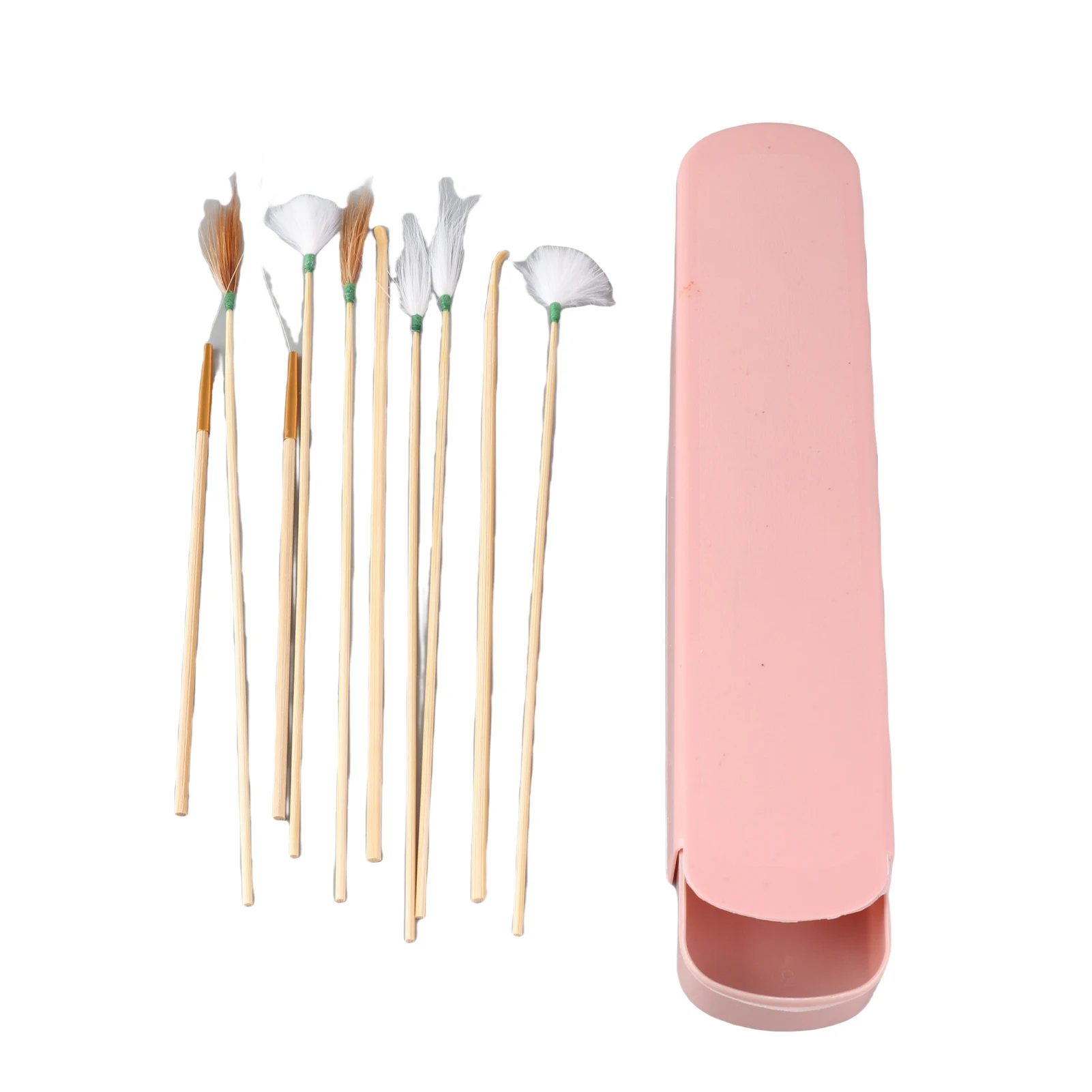 10pcs Ear picking Tool Set Goose Feather Stick EarPicking Massage Ear Canal Cleaning EarPicking Tool Ear Picking Spoon EarCare