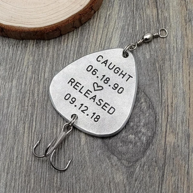 Personalized Fishing Lure For Dad Monogram Fishing Gifts For Men