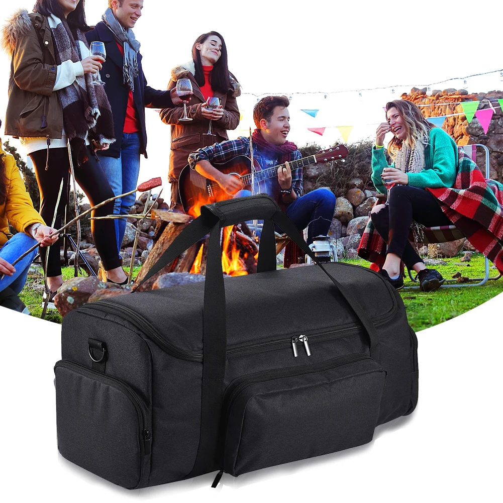 Portable Protective Pouch Bag Wireless Speaker Accessories Cables Charger Holder for JBL Partybox On The Go Bluetooth-compatible