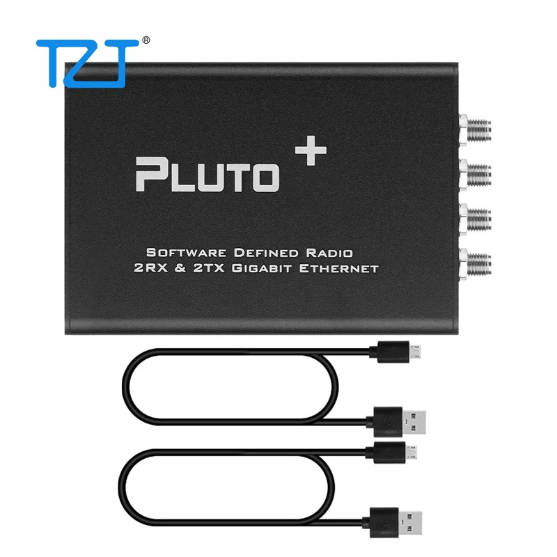 TZT PLUTO+ SDR AD9363 2T2R 라디오 SDR 트랜시버 라디오 70MHz-6GHz 기가비트 이더넷 마이크로 SD 카드용 소프트웨어 정의 라디오
