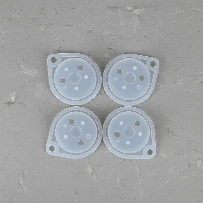 5Pcs 50mm 타원형 경사 구멍 실리콘 다이어프램, 가스 온수기 압력 교체 부..