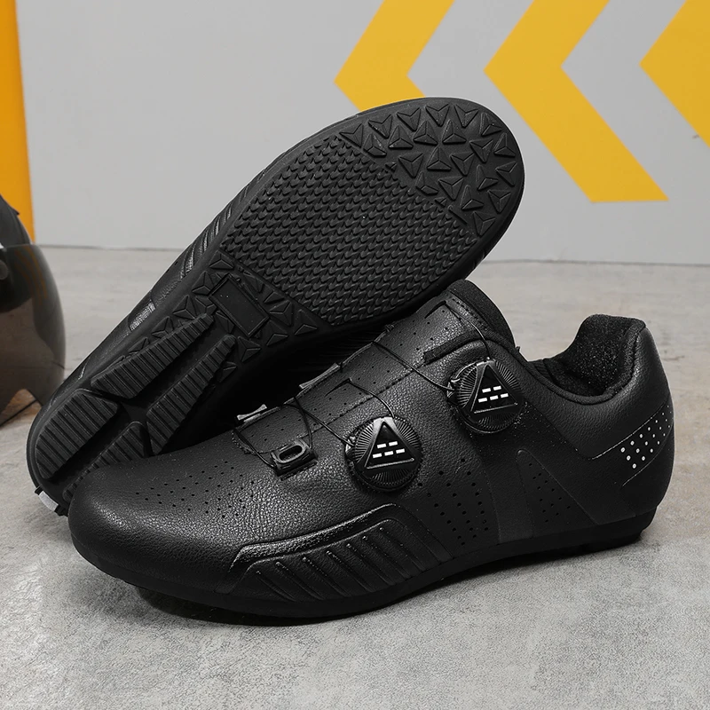 Flat pedal bicycle shoes Cycling Sneaker Cycling Outdoor Sports Speed Mountain Bike Shoes Indoor Non Lock with Cleat Shoes