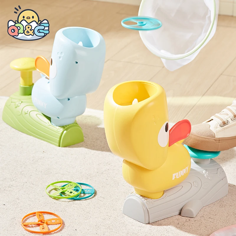 ABS Kids Foot Launcher Toy Outdoor Flying Disc