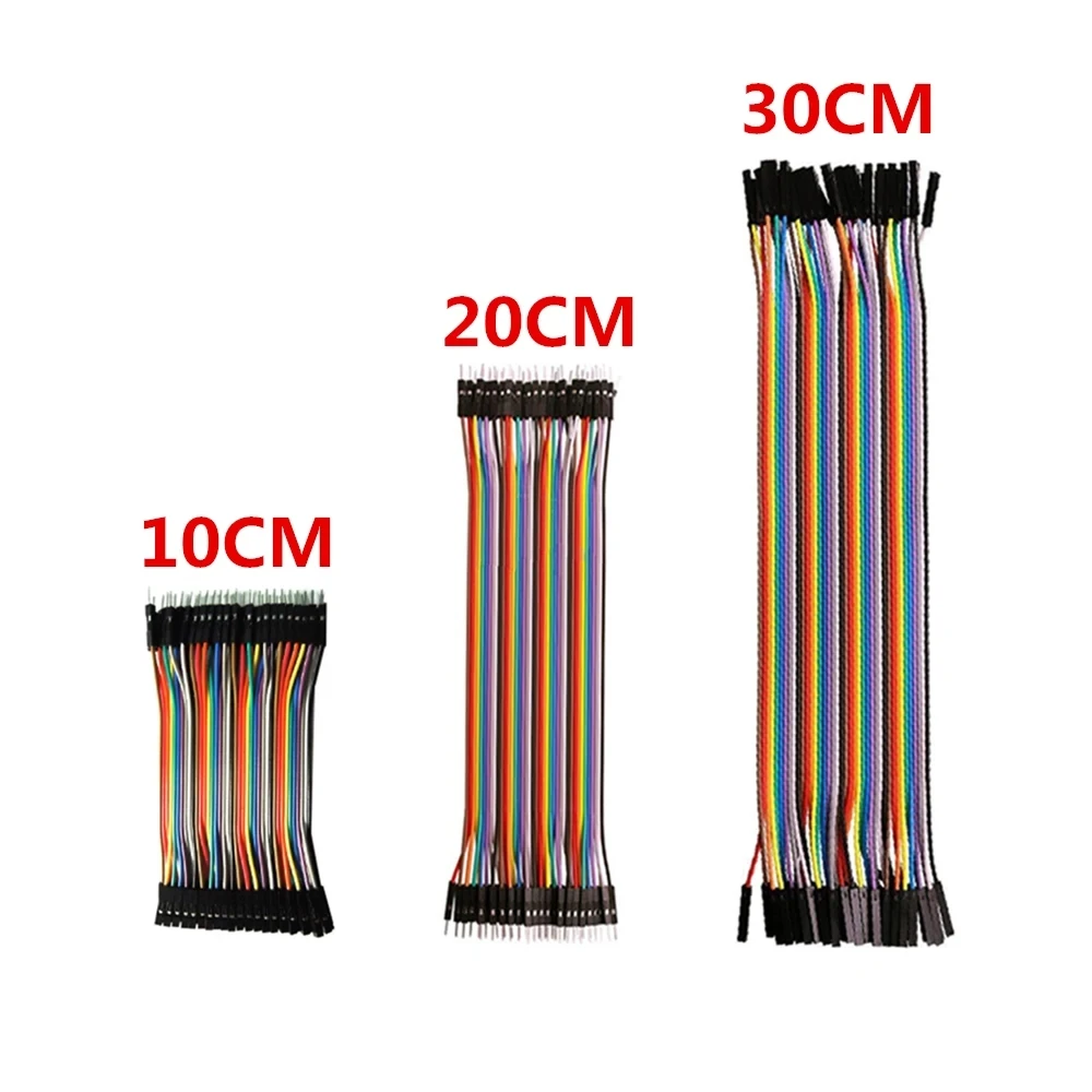 Dupont Wire Jumper Cable Kit Dupont Line 10cm/20CM/30CM Male to Male+Female to Male + Female Female Jumper Wire Dupont Cable for arduino DIY KIT