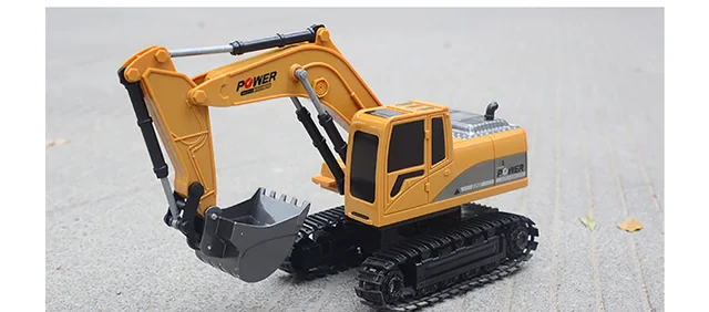 Daioller Télécommande Excavateur Jouets pour Enfants,Rechargeable RC  Pelleteuse avec Pelle Métallique,Véhicules de Construction,Excavatrice  Rotation de 680,Jouet Digger pour 100Mins/Sons/Lumière : : Jeux et  Jouets