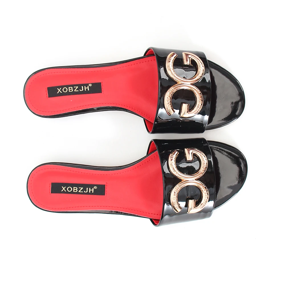 High Quality Women's Flat Sandals Slippers Mule Shoes  2024Women's Summer Fashion Trends Slippers