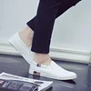 Men Casual Shoes Canvas Luxury 2025 Mens Loafers Breathable Slip on FlatsMale Vulcanized Shoes White Driving Shoes Plus Size 47 6