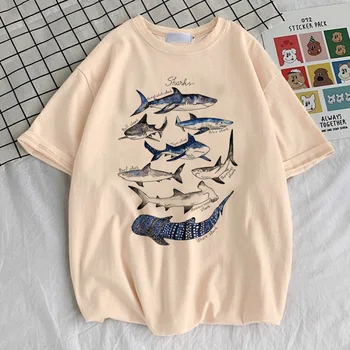Whales girl Grunge kawaii Graphic Retro Gothic korean clothes shirt Pastel korean clothes Classic Breathable Colorful Vintage 1