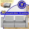 Kids Couch, 12PCS Modular Toddler Couch with 2 Triangular Cushions and 4 Arches, Fold Out Kids Couch for Playroom, Bedroom 2