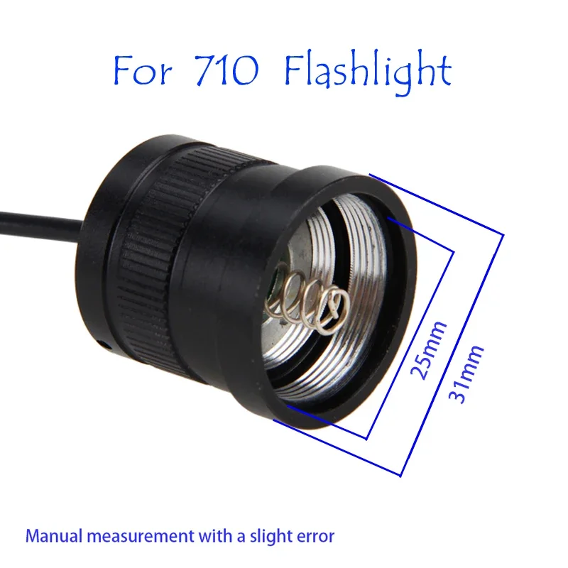Flashlight Remote Pressure Switch For A100/501B/502B/C8/C8.2/C10/C11/C12/T67/710/802 1PC remote switch