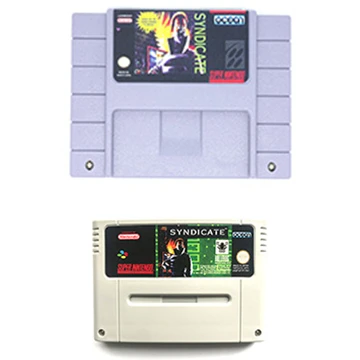 Cartuccia Di Gioco Syndicate Per Videogioco Snes Ntsc Pal