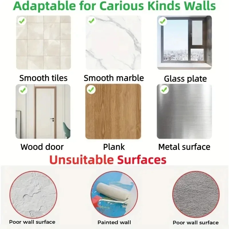 Bathroom Square Basket Suction Wall Shower Room Rectangular Perforation-free Bathroom Corner Shelf 3