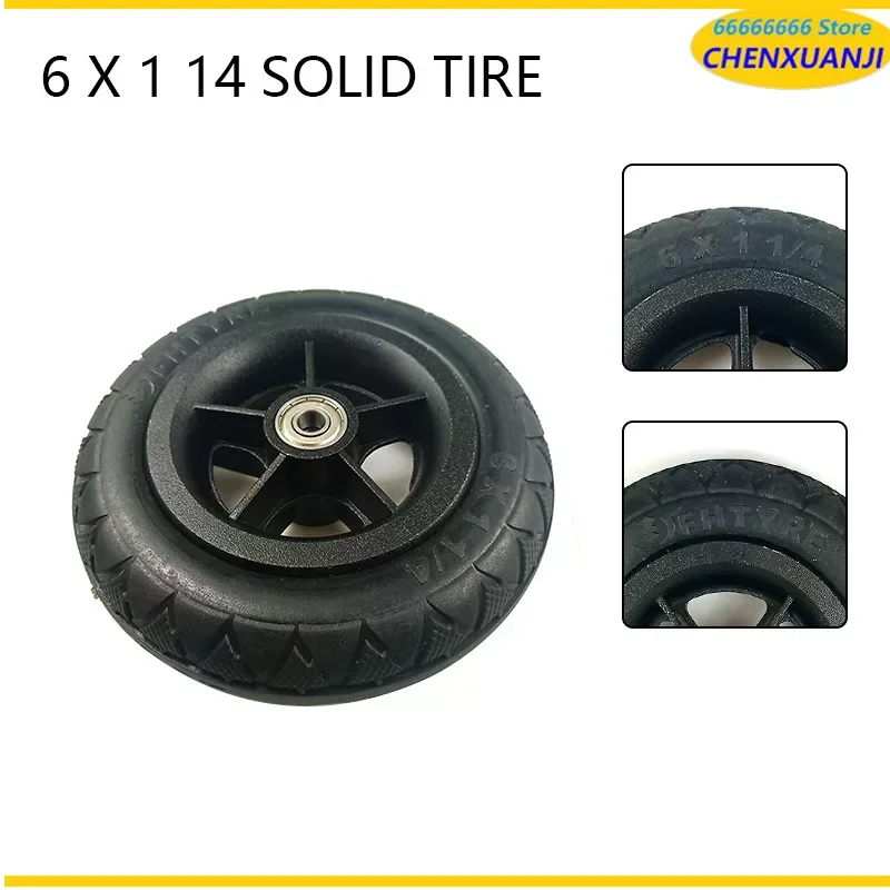 

Motorcycle 6x1 1/4 tyre 150MM Scooter Inflation Wheel tire Inner Tube for Electric Scooter 6 inch folding bicycle Pneumatic Tire