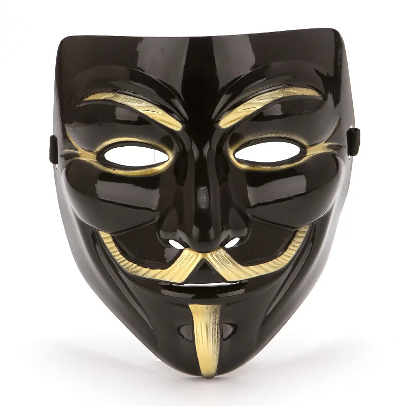 Halloween Christmas Party Gift for Adult Kids Film Theme Mask Movie Cosplay V for Hacker Mask Anonymous Guy Fawkes