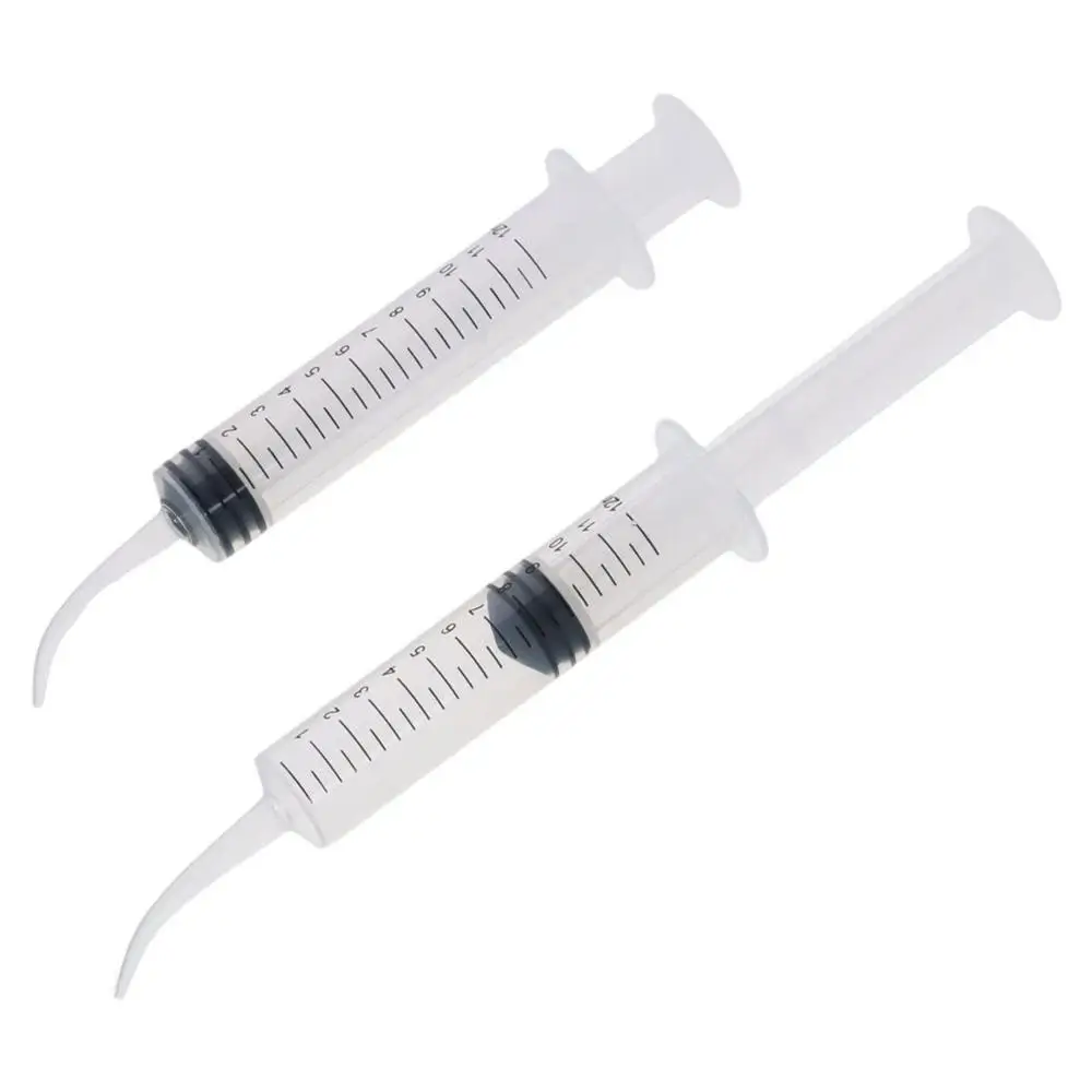 12 ml Syringes for Liquid – Individually Packed Sterile Plastic Syringes Without Needle for Teeth Washing, Dispensing Lip-gloss