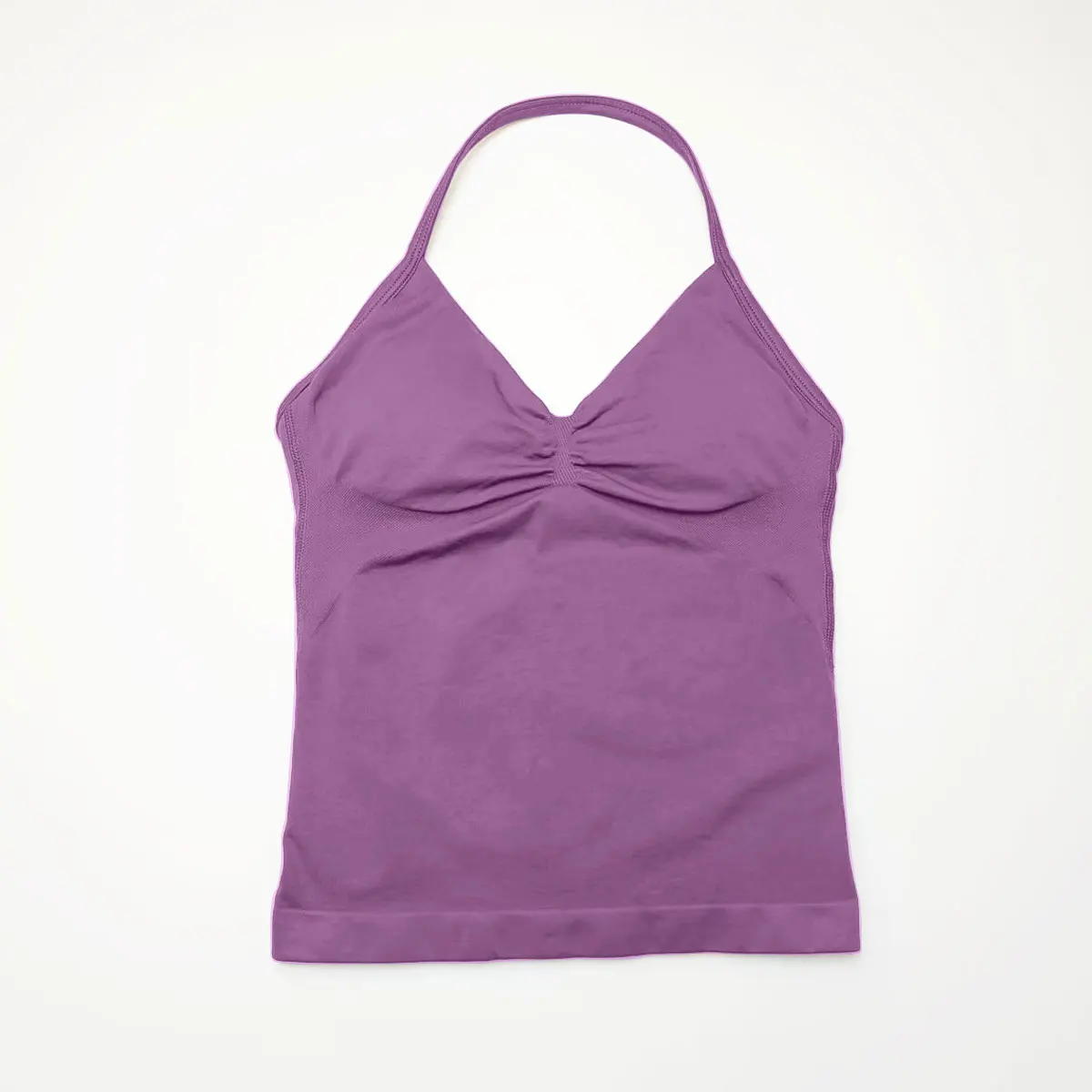 NCLAGEN Women's Strappy Yoga Vest - Impact Longline Sports Top with Stylish Back Design