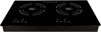 in. Dual Element Black Induction Glass-Ceramic Cooktop 1750W 858UL Cert. 2