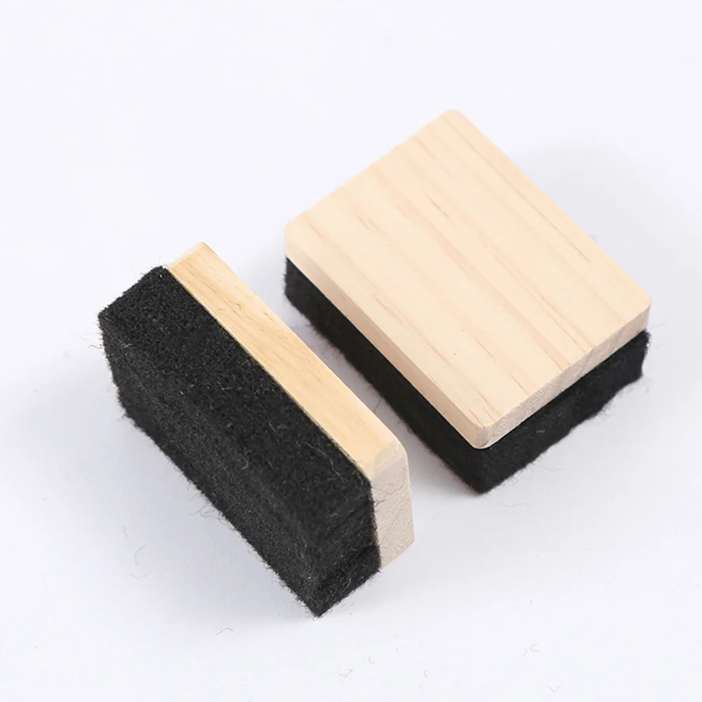 3 Pcs Dry Board Erasers Blackboard Chalkboard Clean Duster Whiteboards for Wooden Felt Office Campus 2