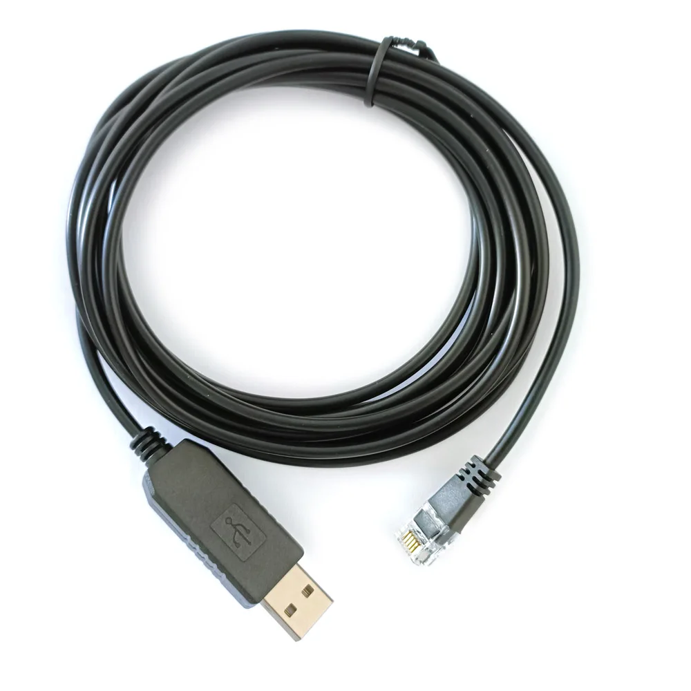 Plugue Modular para Inversores de Bateria Ch340 Rs232 para Rj12 6p 200a 15s 100a Console oc Cable