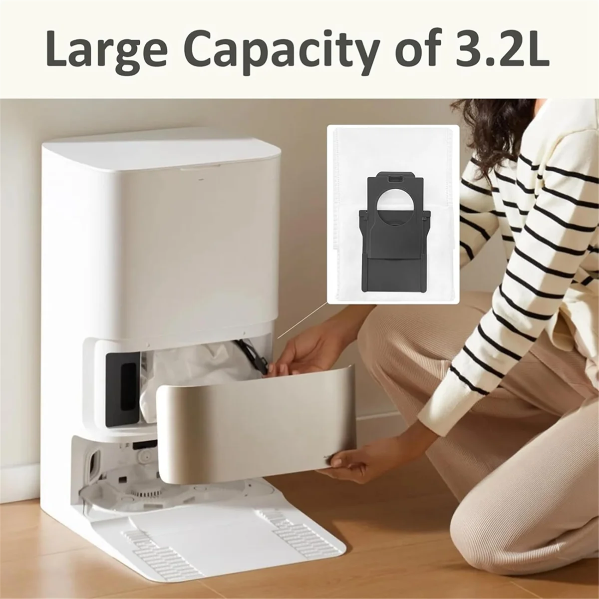 FZFZ Vacuum Cleaner Bags for L10S Pro Ultra / X30 Ultra / X40 L40 Vacuum Cleaner Replacement Parts