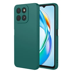 Custodia per telefono in silicone liquido TPU flessibile e resistente con bumper protettivo