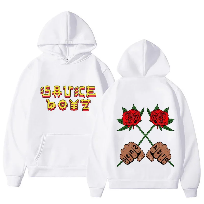 

Толстовка Eladio Carrion Sauce Boyz Monarca Graphic, аниме, модная кофта с рисунком манга, Мужская/женская одежда, флисовая уличная одежда