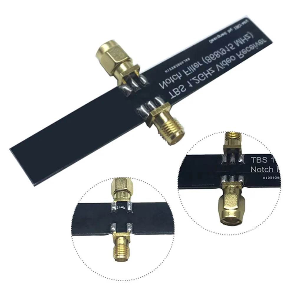 

1.2Ghz 1.3Ghz VRX Notch Filter Improves Video Reception 1.2GHz Signal Filter For 1.2-1.3GHz Video Receivers With TBS Crossfire-