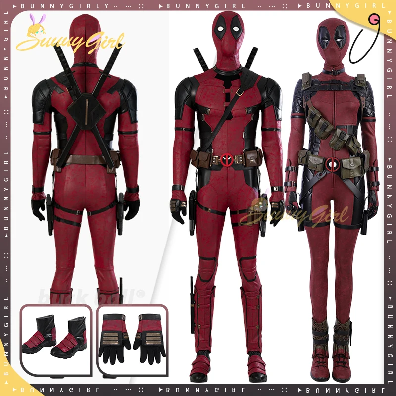 Cosutme-Disfraz de Deadpool 3 para mujer, traje antihéroe de película, para  Halloween