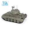 1/16 Tongde M24 Chaffee RC Tank Light Electric 320° Infrared Barrel Recoil Infantry Fighting Vehicle Model Toys for Boys Gift 2