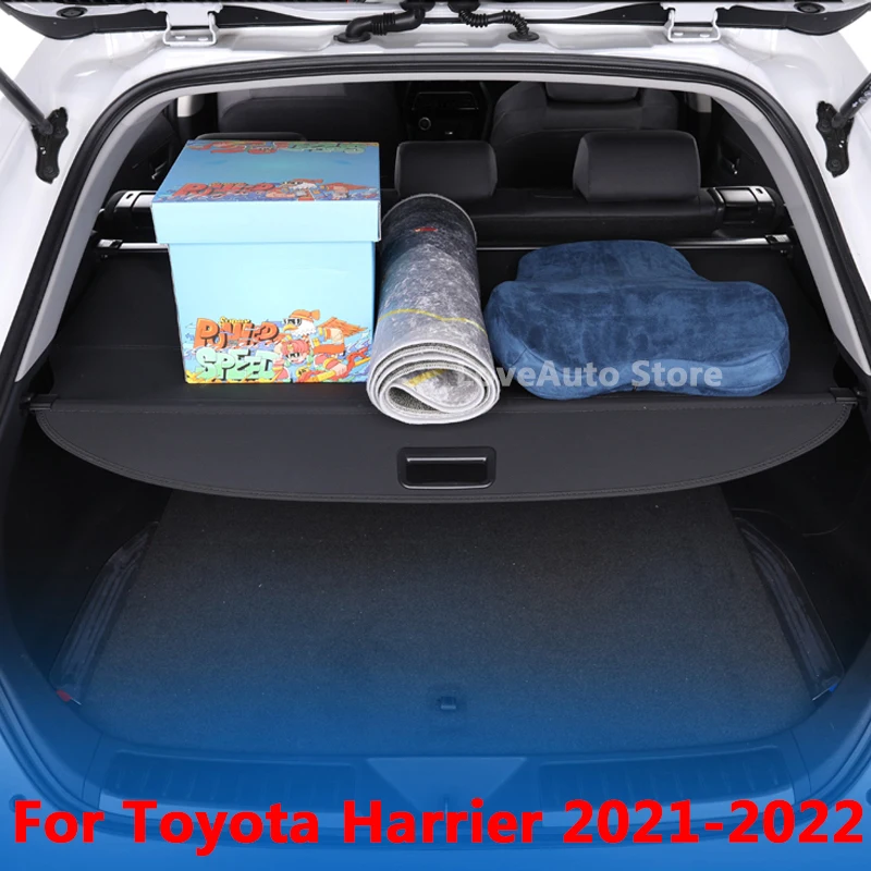 

Автомобильные занавески для Toyota Harrier 2021 2022, перегородка для багажника, перегородка, задние стеллажи, автомобильные многофункциональные аксессуары для хранения