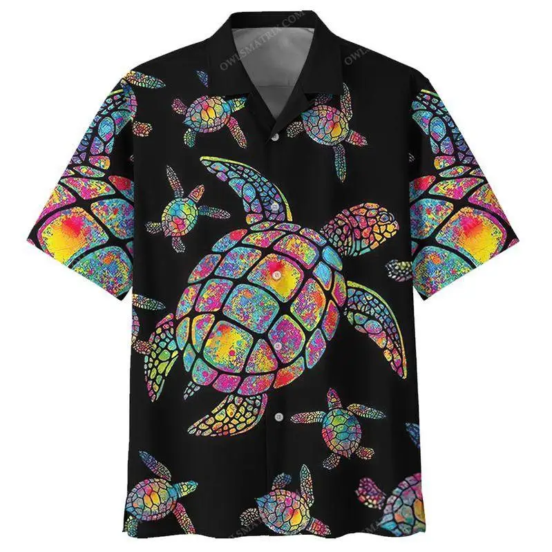 thumbnail image 1 of Camisa hawaiana de manga corta con estampado floral de loro en 3D de verano para hombre, blusa de moda con un solo pecho para hombre, 1 of 5