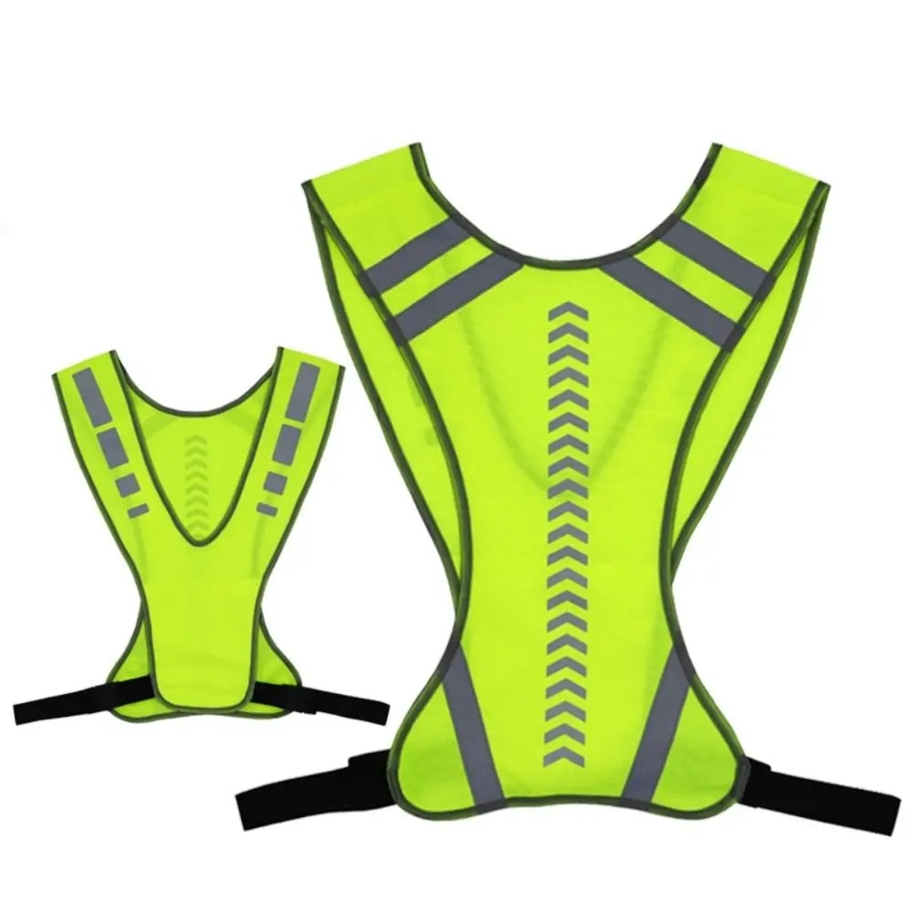 with Storage Bag Reflective Vest Lightweight Night Warning Reflective Safety Jacket High Visibility Waterproof