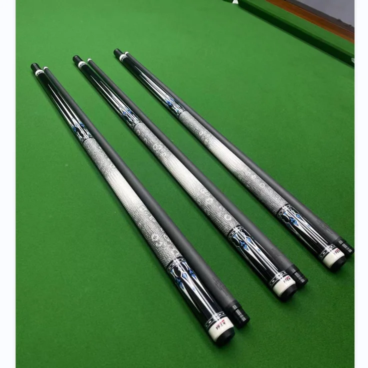 

Hot Selling Yfen Carbon Fiber 12.75mm 1/2 Billiard Pool Cue With Extension