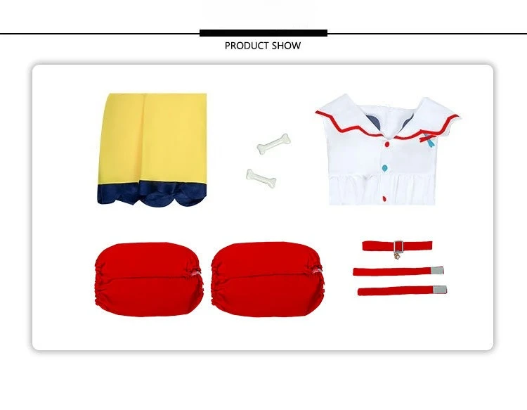 Hololive Inugami Korone Dog-themed VTuber Cosplay Costume