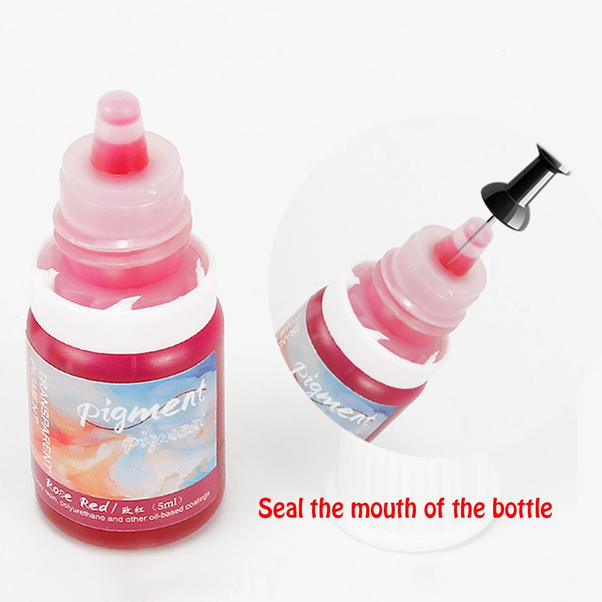 24-Color Epoxy Resin Paint Pigment Set - Concentrated Liquid Dye for UV Resin Coloring and DIY Jewelry Art Crafting