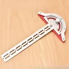 Woodworkers Edge Ruler Stainless Steel Protractor Angle Angle Precision Carpenter Measuring Tool 3
