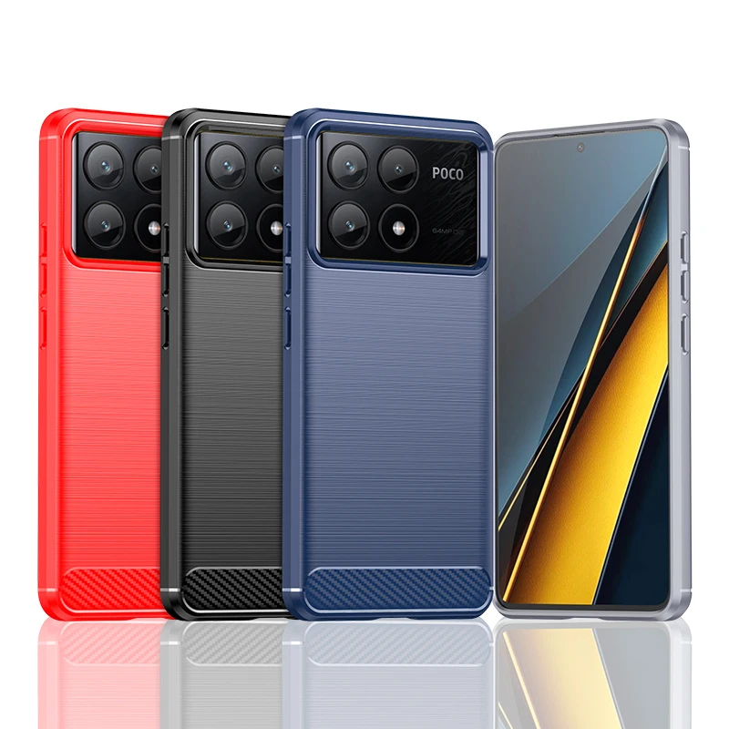 Luxury Shockproof TPU Brushed Rubber Protective Phone Case