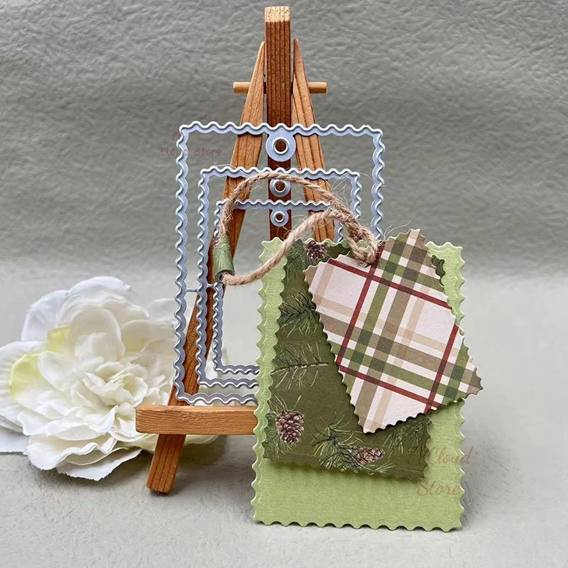 Fustelle in metallo per goffratura, stencil, artigianato, segnalibri, scrapbooking, decorazioni per biglietti