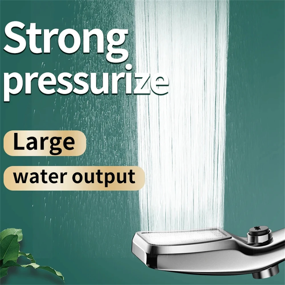 Shower Head Shower Nozzle Bathroom Accessories High Pressure Large Water Output Universal Adaptation Pressurized Hand Shower