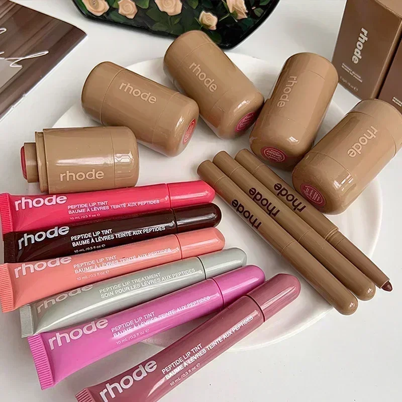 2025 New Lemontini Lip Gloss Ribbon Pbj Espresso Vanilla Lemon Pocket Blush Sun soak Tan Line Lipstick Lip Glaze Balm Blusher