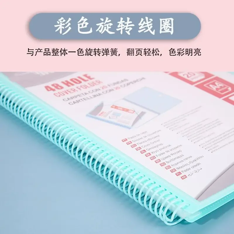 24 Pocket Folder Wallet Bag Documents Organizer File Pouch Bill Folder Document Folders Organizer School Office Binder - 2