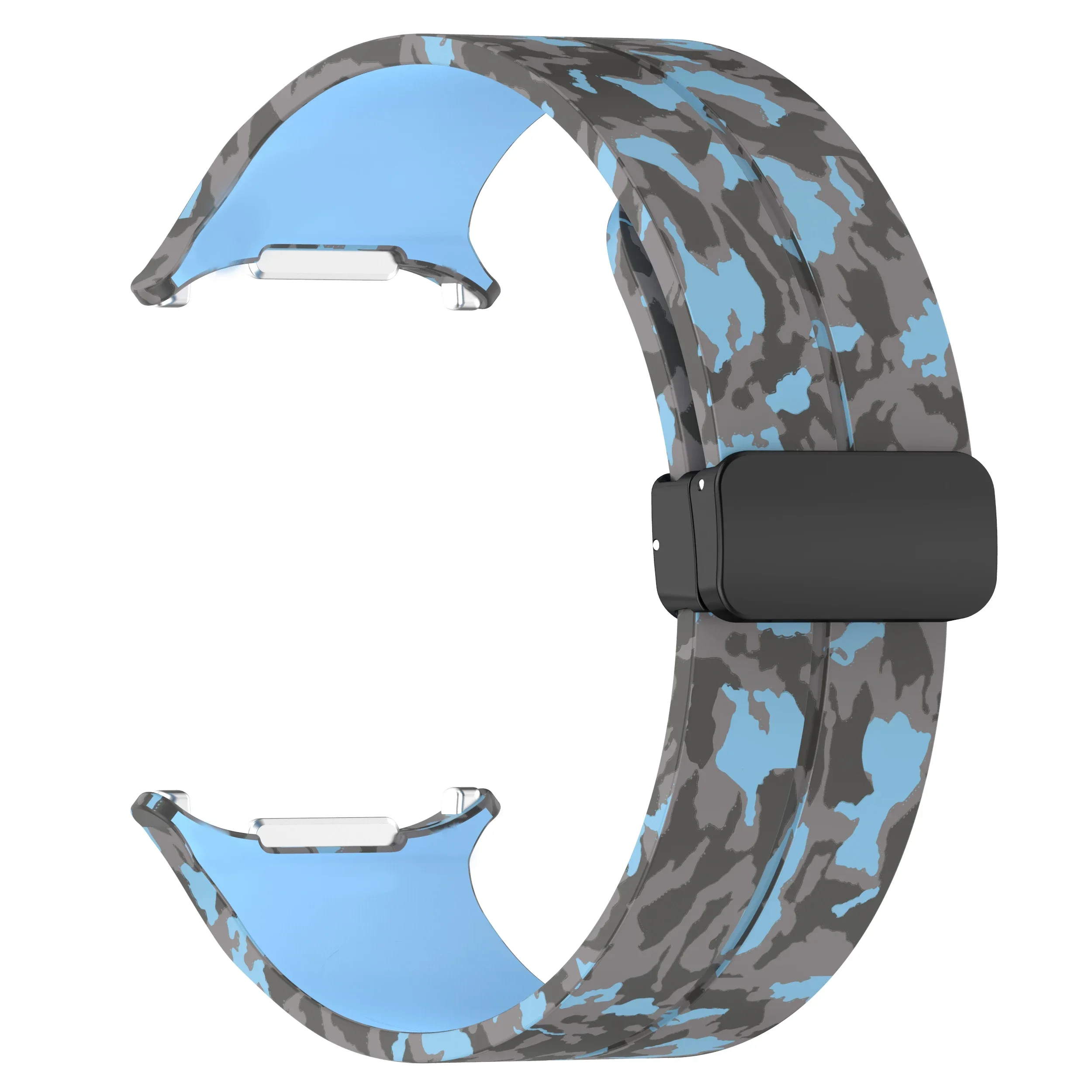 Silicone Sport Strap with Magnetic Folding Clasp - Premium Replacement Bracelet