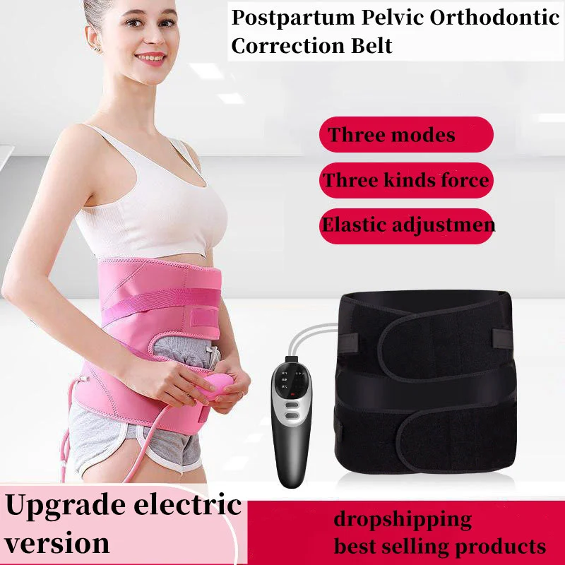 Women Electric Hip Up Pelvis Correction Belt for Pelvic Recovery Band Porous Breathable Hip Correction Body Shaper Hip Trainer