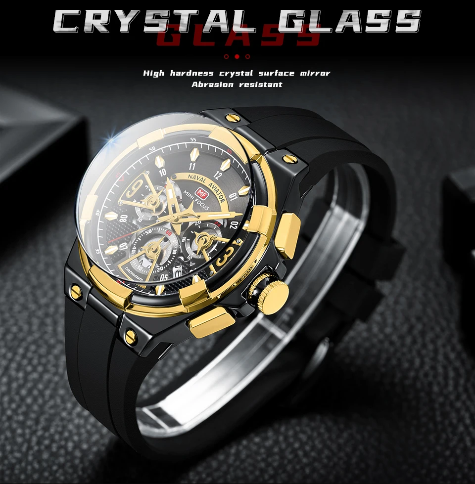 MINI FOCUS Quarzuhr für Herren, wasserdicht_voghion.com