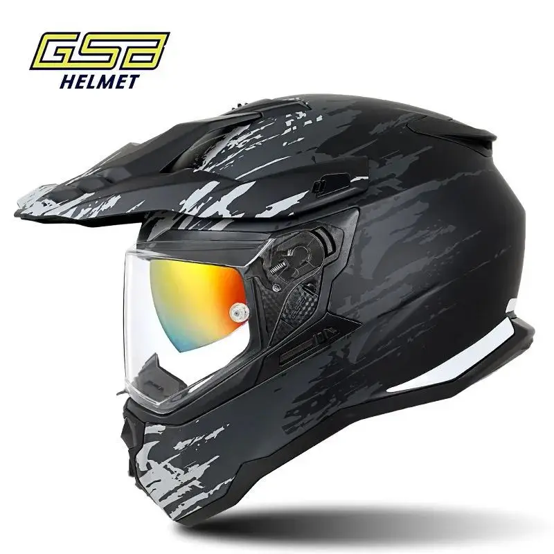 GSB ECE Approved Motocross Helmet Men Motorcycle Helmets Full Face