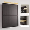 Large Peg Board Wall Multifunctional Tools Storage Hole Board Metal Shelf Organizer Portable Tool Packaging Warehouse Shelfs 2