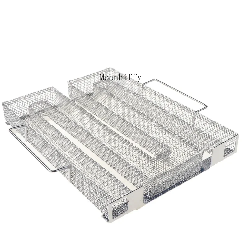 Cold Smoke Generator for Bbq Grill Wood Dust Hot and Cold Smoking Salmon Meat Burn Cooking Stainless Bbq Tools Smoker Accessory