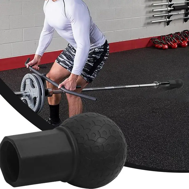 Land Mine Squat Attachment Non-slip Row Accessories Wear-resistant Rubber Barbell Land Mine Attachment for Body Strength