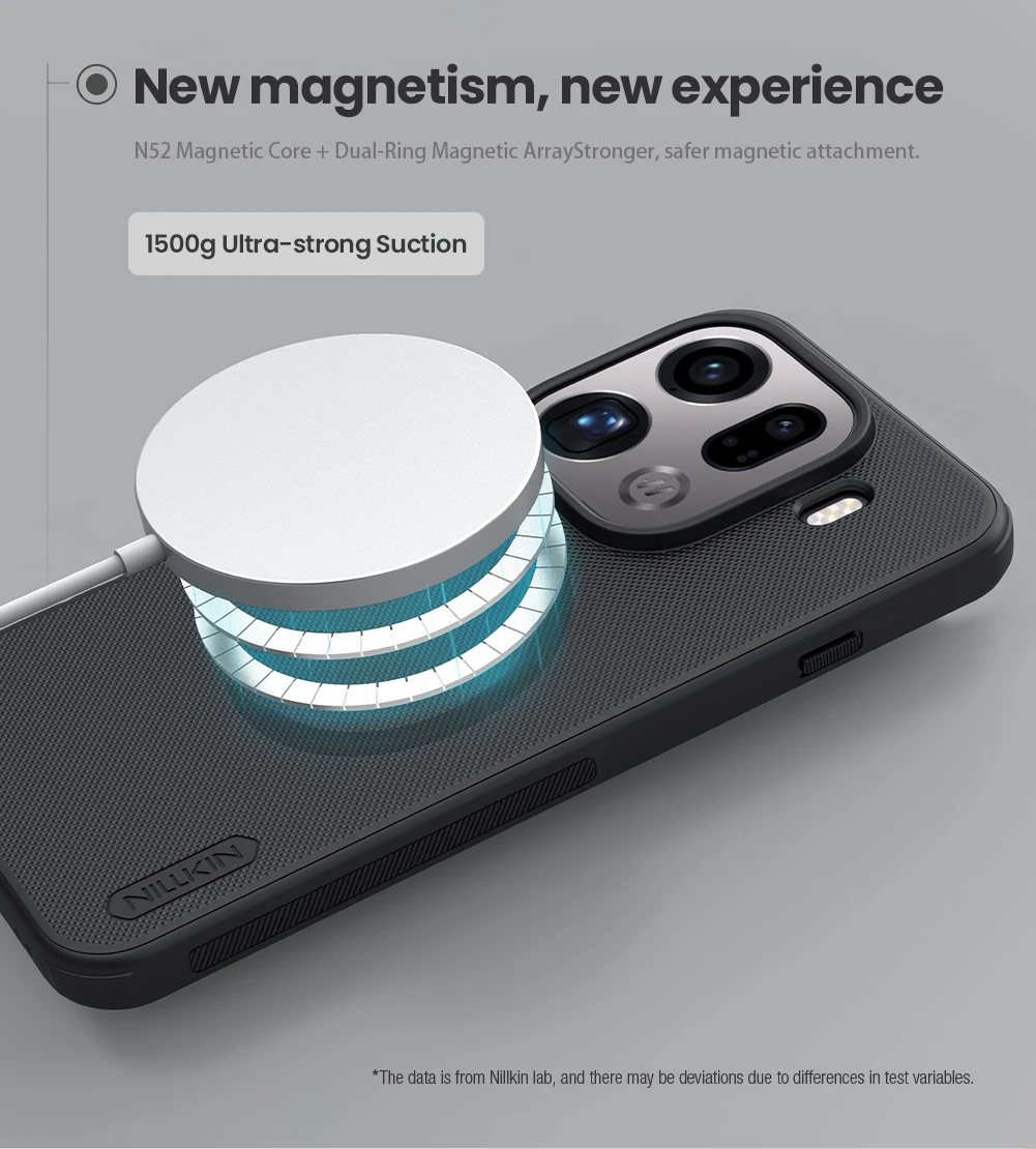 Nillkin Magsafe Magnetic Frosted Shield Protective Case - 360° Full Protection Back Cover